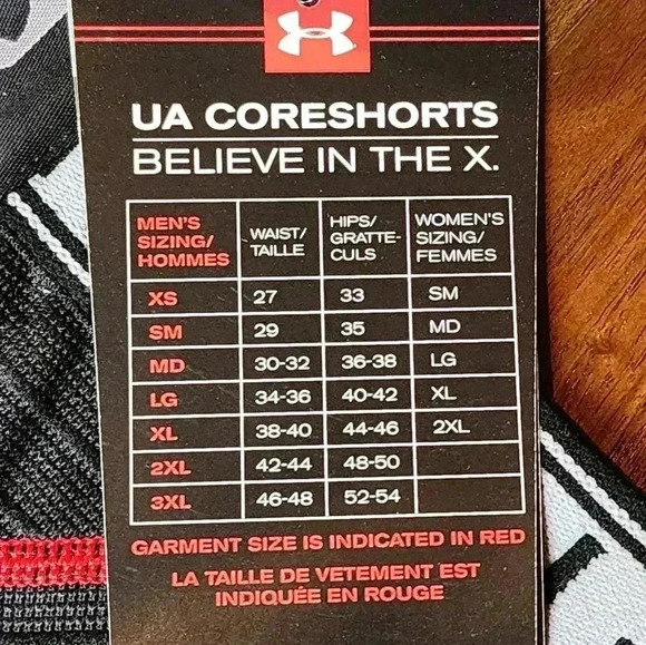 NWT Deadstock from 2009 Under Armour Coreshorts Pro comp. unisex. XXL - Picture 5 of 6